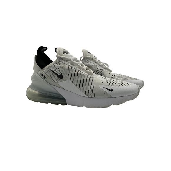 Nike 'Air' White Polyester Max 270 Shoes Size 8 - Picture 1 of 5